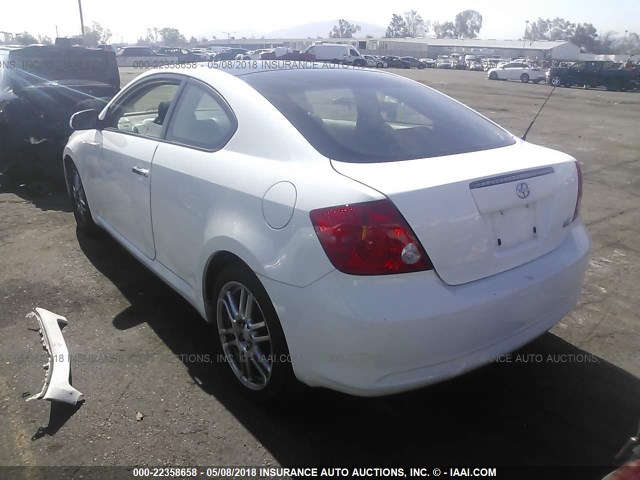 JTKDE177470218618 - 2007 TOYOTA SCION TC 白色 照片 3