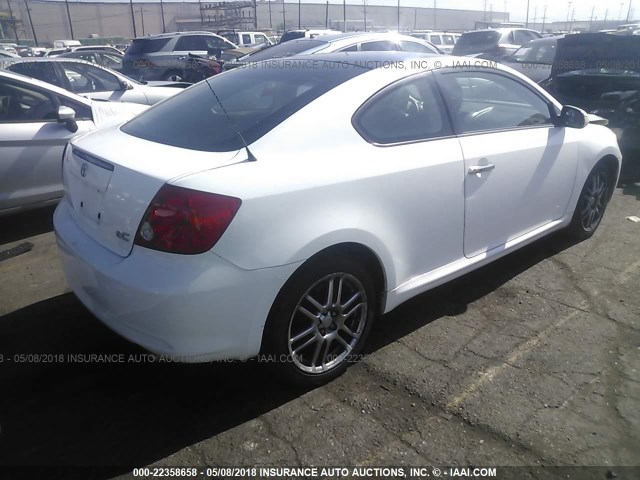 JTKDE177470218618 - 2007 TOYOTA SCION TC 白色 照片 4