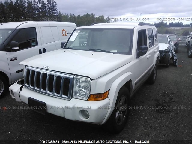 1J8HG48K48C124772 - 2008 JEEP COMMANDER SPORT თეთრი ფოტო 2