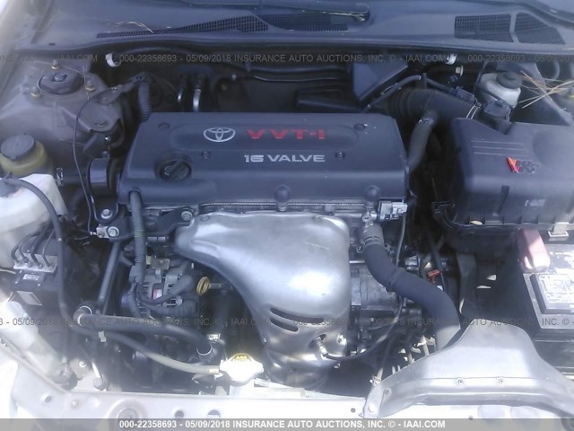 4T1BE32K45U506467 - 2005 TOYOTA CAMRY LE/XLE/SE GRAY photo 10
