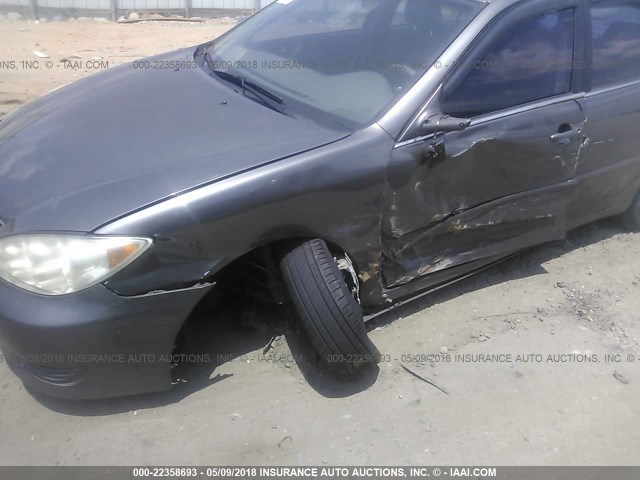 4T1BE32K45U506467 - 2005 TOYOTA CAMRY LE/XLE/SE GRAY photo 6