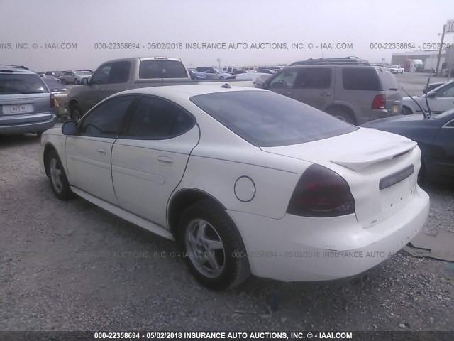 2G2WS522041131833 - 2004 PONTIAC GRAND PRIX GT2 WHITE photo 3