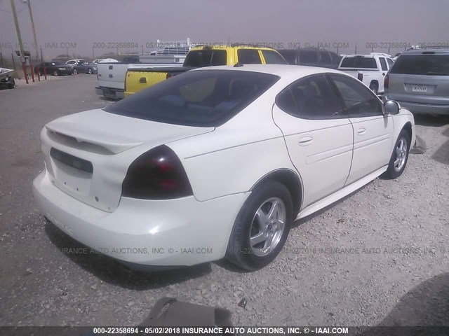 2G2WS522041131833 - 2004 PONTIAC GRAND PRIX GT2 თეთრი ფოტო 4