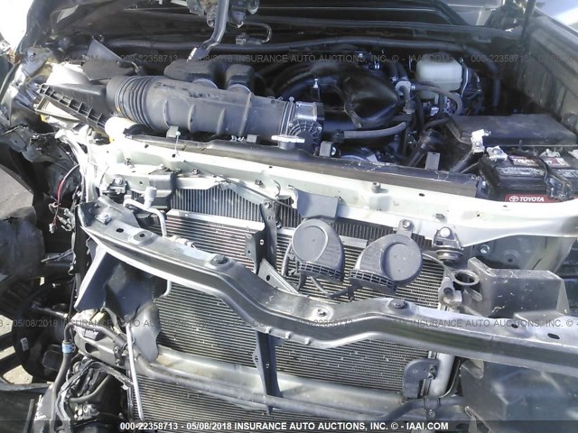 JTEBU5JR6G5345579 - 2016 TOYOTA 4RUNNER SR5 PREM/LTDL/TRAIL/TRD ნაცრისფერი ფოტო 10