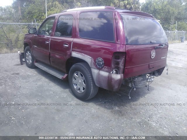 1GYEC63N15R224396 - 2005 CADILLAC ESCALADE LUXURY RED photo 3