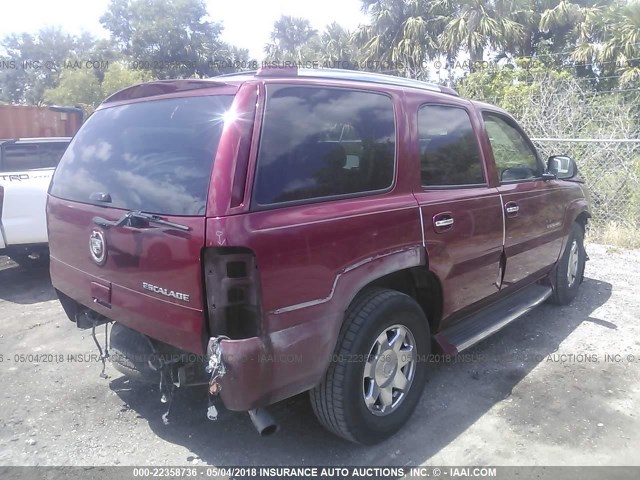 1GYEC63N15R224396 - 2005 CADILLAC ESCALADE LUXURY წითელი ფოტო 6