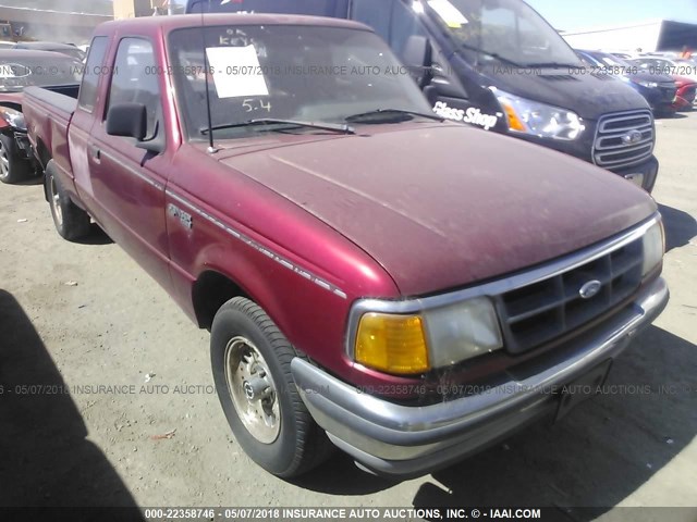 1FTCR14U3PPA84466 - 1993 FORD RANGER SUPER CAB RED photo 6