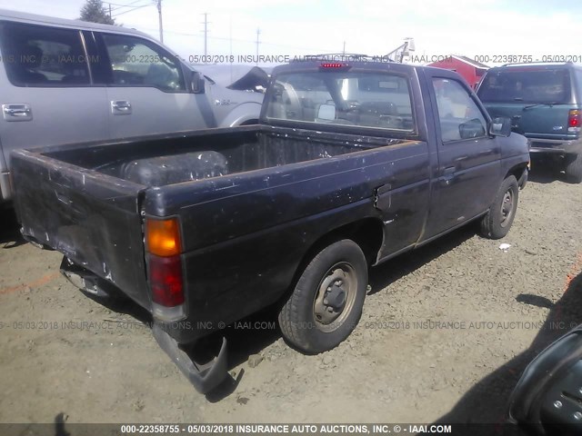 1N6SD11S4TC356776 - 1996 NISSAN TRUCK XE GRAY photo 4