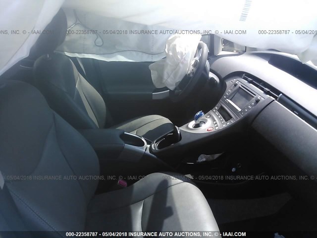 JTDKN3DP6D3044334 - 2013 TOYOTA PRIUS PLUG-IN  WHITE photo 5