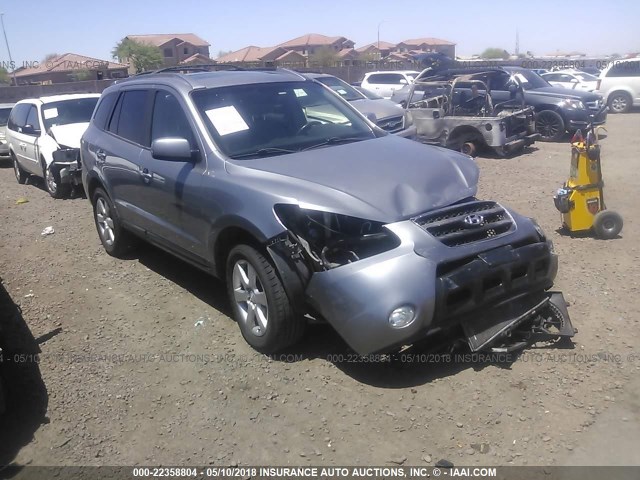 5NMSH13E77H029200 - 2007 HYUNDAI SANTA FE SE/LIMITED SILVER photo 1