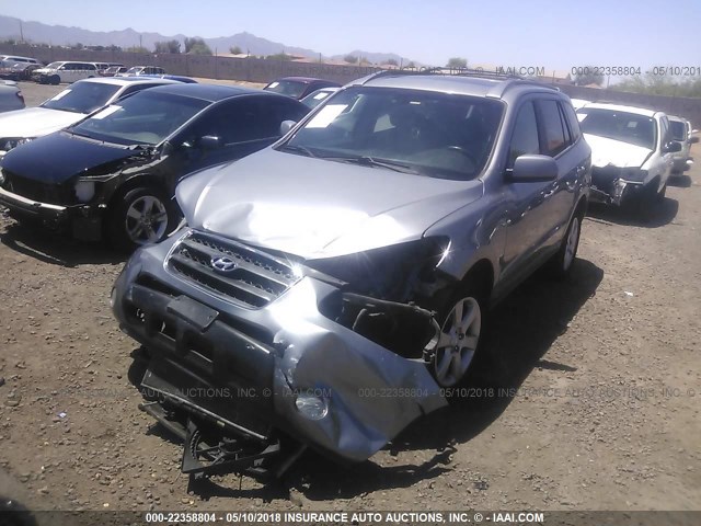 5NMSH13E77H029200 - 2007 HYUNDAI SANTA FE SE/LIMITED SILVER photo 2