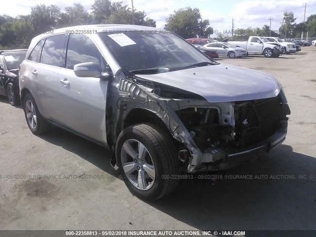 2HNYD2H64BH547647 - 2011 ACURA MDX TECHNOLOGY SILVER photo 1