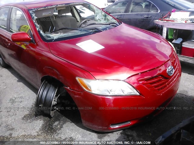 4T1BE46K49U404415 - 2009 TOYOTA CAMRY SE/LE/XLE 红色 照片 6