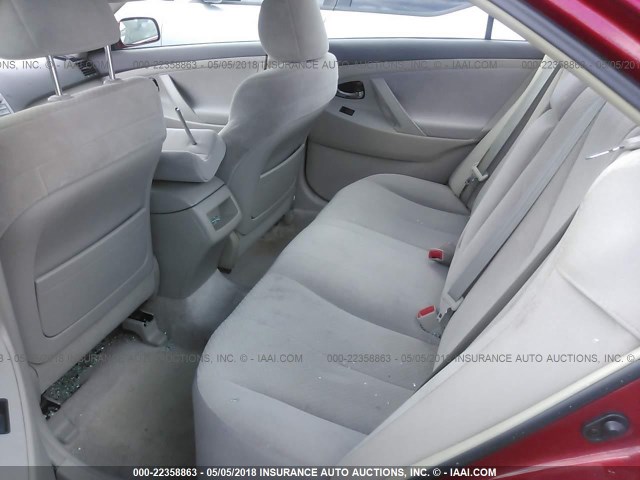 4T1BE46K49U404415 - 2009 TOYOTA CAMRY SE/LE/XLE 红色 照片 8