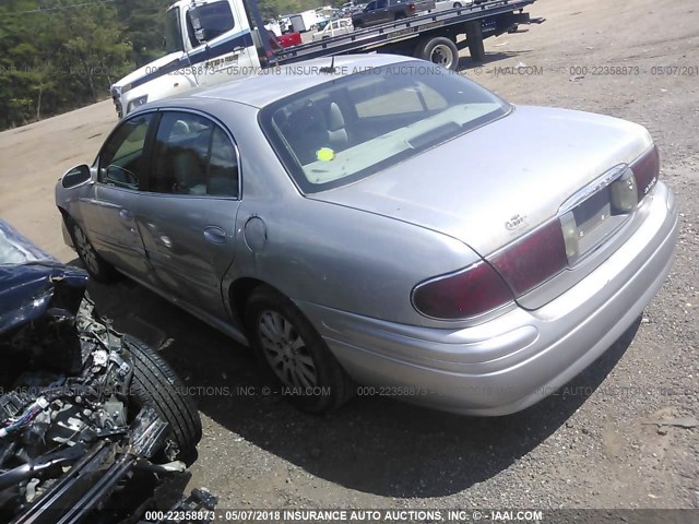 1G4HP52KX5U203936 - 2005 BUICK LESABRE CUSTOM GRAY photo 3