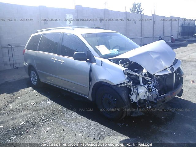 5TDZK23C29S259618 - 2009 TOYOTA SIENNA CE/LE SILVER photo 1