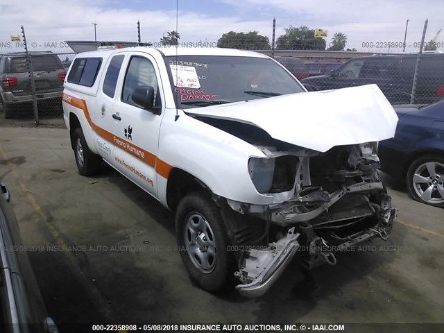 5TFTX4CN8FX066741 - 2015 TOYOTA TACOMA ACCESS CAB Weiß Foto 1