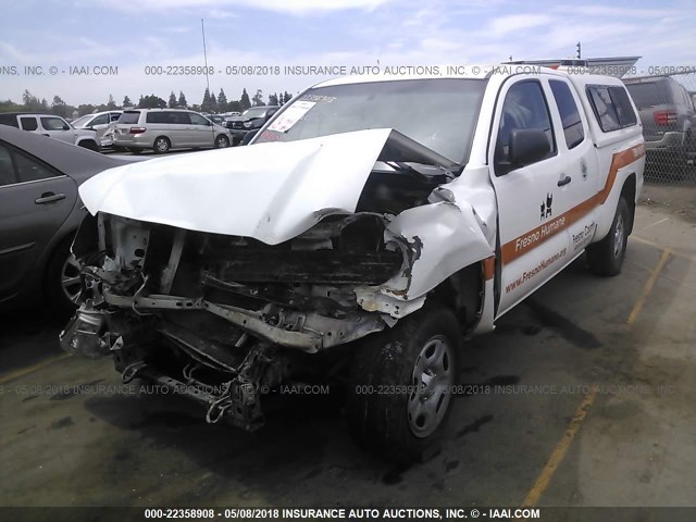 5TFTX4CN8FX066741 - 2015 TOYOTA TACOMA ACCESS CAB Weiß Foto 2