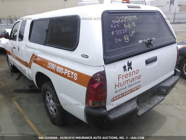 5TFTX4CN8FX066741 - 2015 TOYOTA TACOMA ACCESS CAB Weiß Foto 3