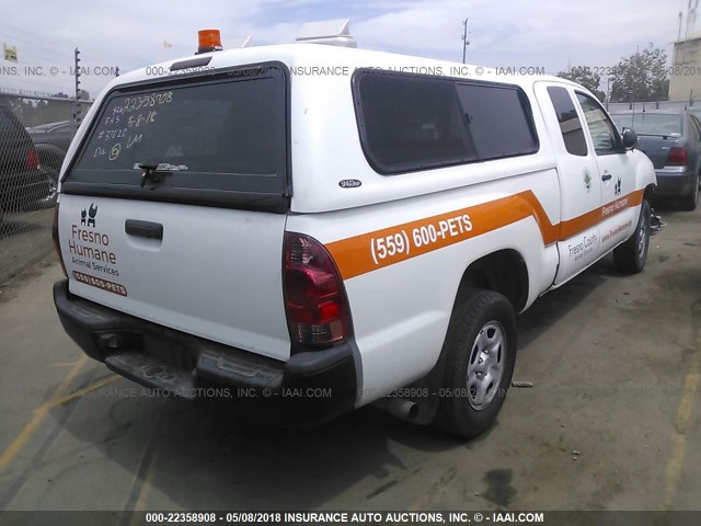 5TFTX4CN8FX066741 - 2015 TOYOTA TACOMA ACCESS CAB Weiß Foto 4
