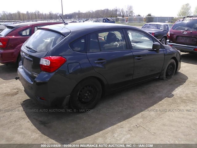 JF1GPAA63G8207860 - 2016 SUBARU IMPREZA GRAY photo 4