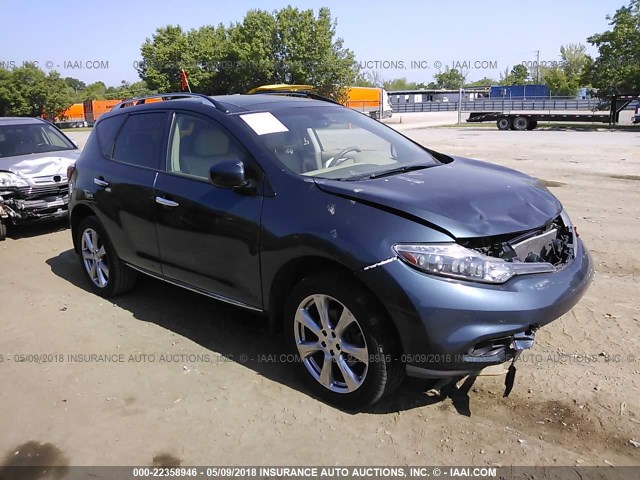 JN8AZ1MW4EW518359 - 2014 NISSAN Murano S/SL/SV/LE BLUE photo 1