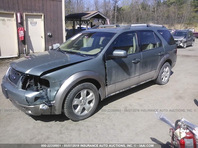 1FMDK05176GA22148 - 2006 FORD FREESTYLE SEL GREEN photo 2