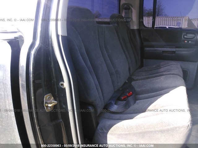 1B7GG2AN11S104499 - 2001 DODGE DAKOTA QUAD BLACK photo 8