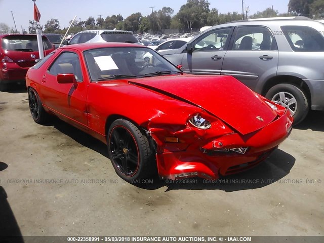 WP0JB0924HS860809 - 1987 PORSCHE 928 S RED photo 1