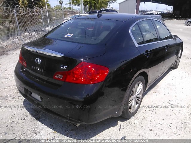 JN1CV6AP4DM723753 - 2013 INFINITI G37 JOURNEY/SPORT BLACK photo 4