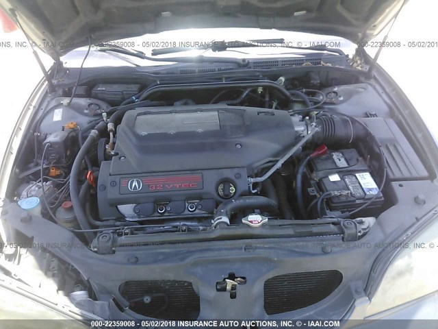 19UYA42763A012655 - 2003 ACURA 3.2CL TYPE-S GRAY photo 10