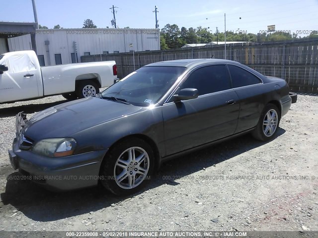 19UYA42763A012655 - 2003 ACURA 3.2CL TYPE-S GRAY photo 2