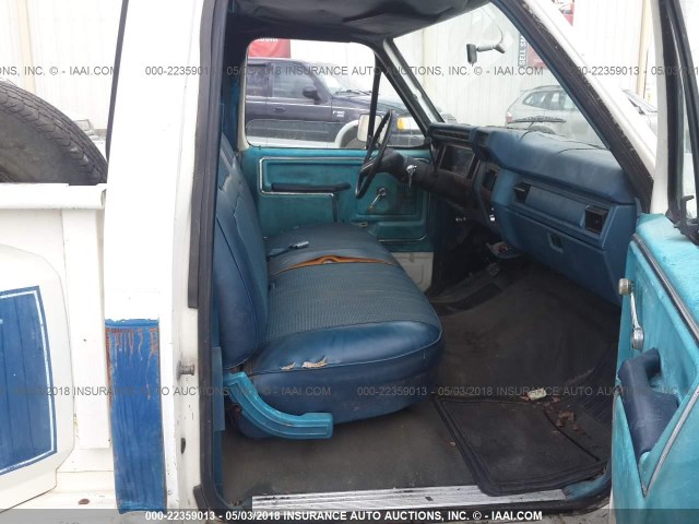 2FTCF10F2CCA90450 - 1982 FORD F100 WHITE photo 5