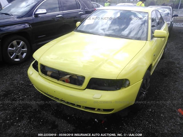 WAUED28D7XA299517 - 1999 AUDI A4 2.8 QUATTRO YELLOW photo 6