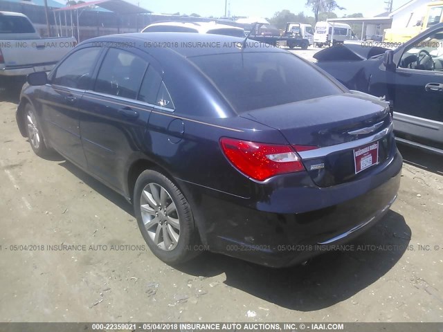 1C3BC1FG7BN552888 - 2011 CHRYSLER 200 TOURING BLUE photo 3