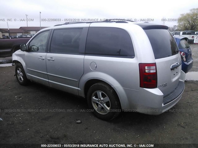 2D4RN3D15AR380234 - 2010 DODGE GRAND CARAVAN HERO SILVER photo 3