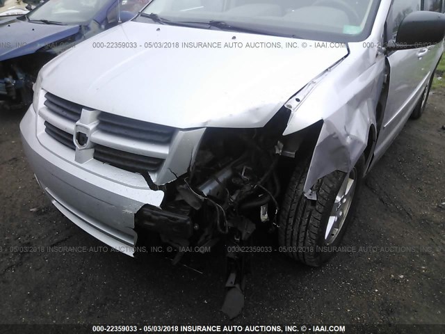 2D4RN3D15AR380234 - 2010 DODGE GRAND CARAVAN HERO SILVER photo 6