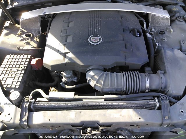 1G6DC1EDXB0126172 - 2011 CADILLAC CTS GRAY photo 10