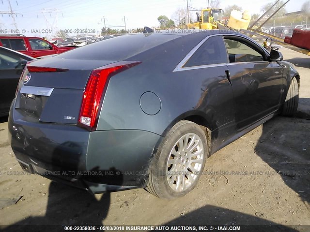 1G6DC1EDXB0126172 - 2011 CADILLAC CTS GRAY photo 4