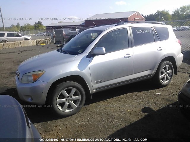 JTMBD31V775112705 - 2007 TOYOTA RAV4 LIMITED SILVER photo 2