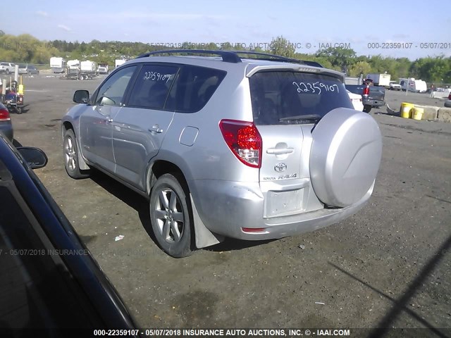 JTMBD31V775112705 - 2007 TOYOTA RAV4 LIMITED SILVER photo 3