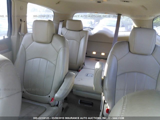 5GAER23708J102793 - 2008 BUICK ENCLAVE CXL Blanc photo 8