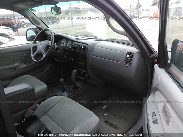 5TEHN72N53Z206201 - 2003 TOYOTA TACOMA DOUBLE CAB 红色 照片 5