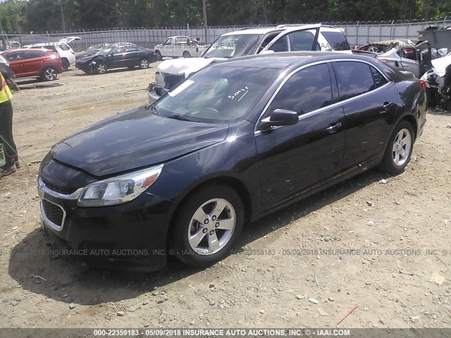1G11A5SL0FF202213 - 2015 CHEVROLET MALIBU LS BLACK photo 2