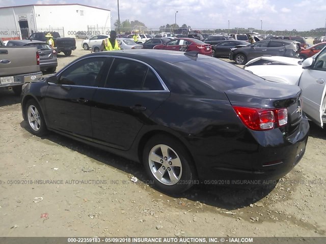 1G11A5SL0FF202213 - 2015 CHEVROLET MALIBU LS BLACK photo 3