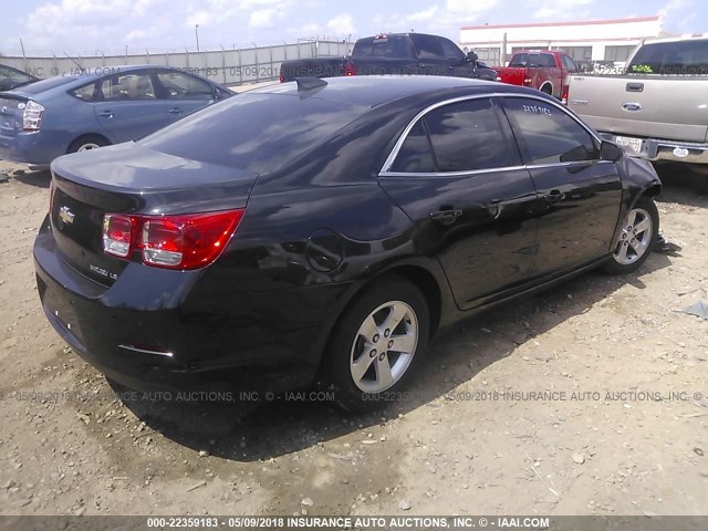 1G11A5SL0FF202213 - 2015 CHEVROLET MALIBU LS BLACK photo 4