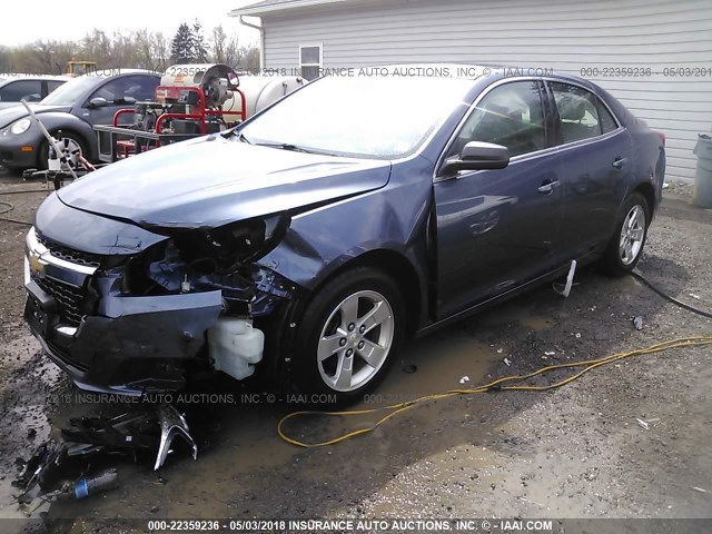 1G11B5SL8EF200916 - 2014 CHEVROLET MALIBU LS ლურჯი ფოტო 2