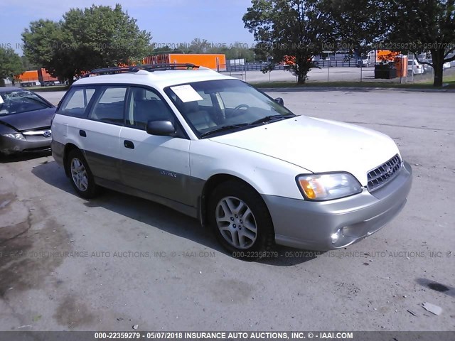 4S3BH675447606954 - 2004 SUBARU LEGACY OUTBACK AWP 白色 照片 1