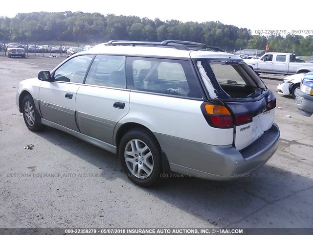 4S3BH675447606954 - 2004 SUBARU LEGACY OUTBACK AWP 白色 照片 3