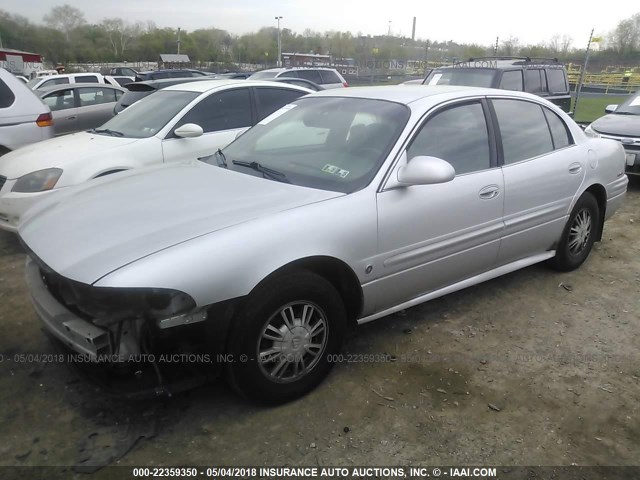 1G4HP54K92U214483 - 2002 BUICK LESABRE CUSTOM GRAY photo 2